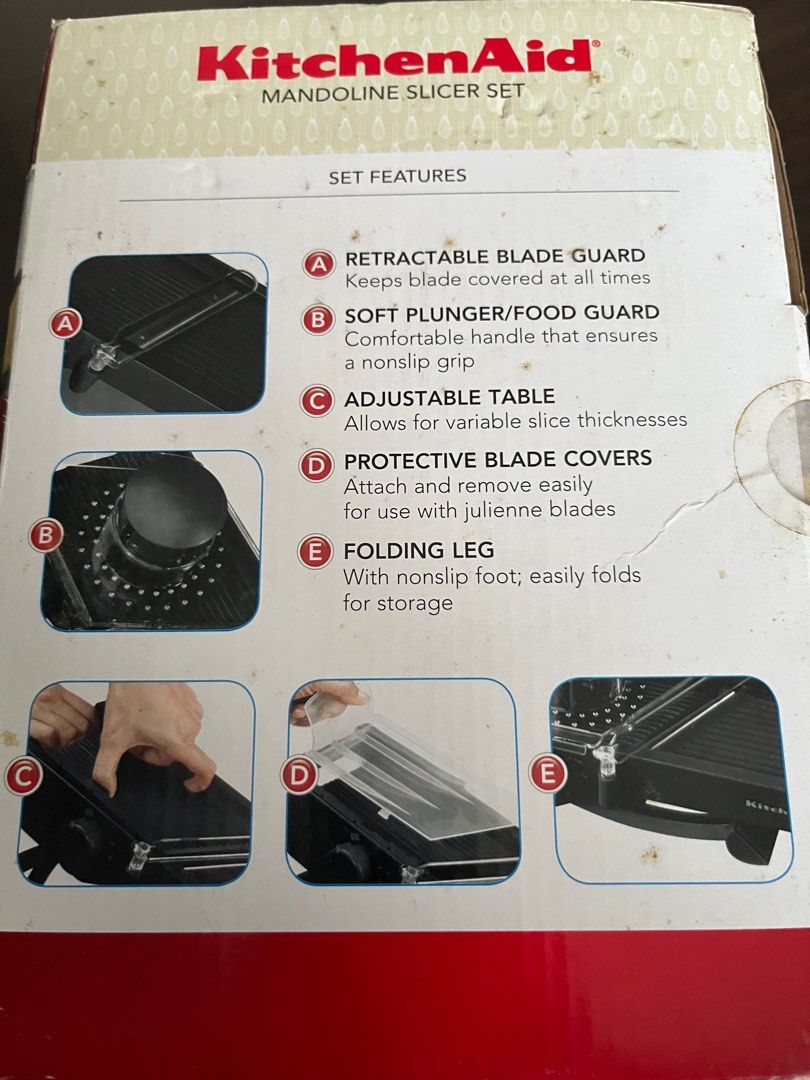KitchenAid Mandoline slicer set, TV & Home Appliances, Kitchen Appliances, Other Kitchen