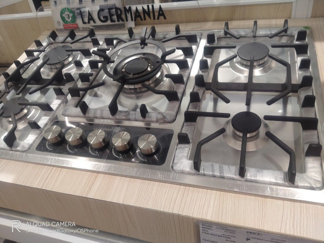 La Germania Cooktop Builtin Hob 5 Gas Burner on Carousell