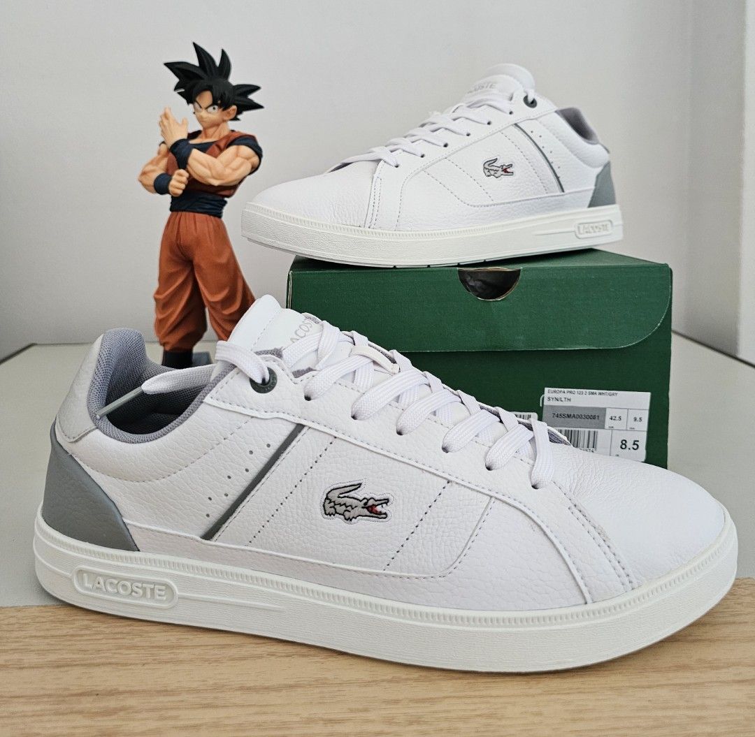Lacoste white gray sneakers