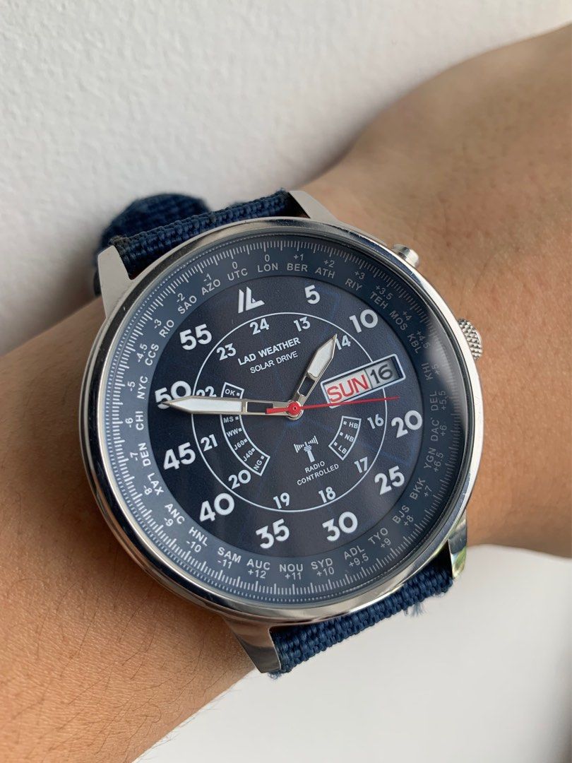 Lad weather sale radio controlled watch