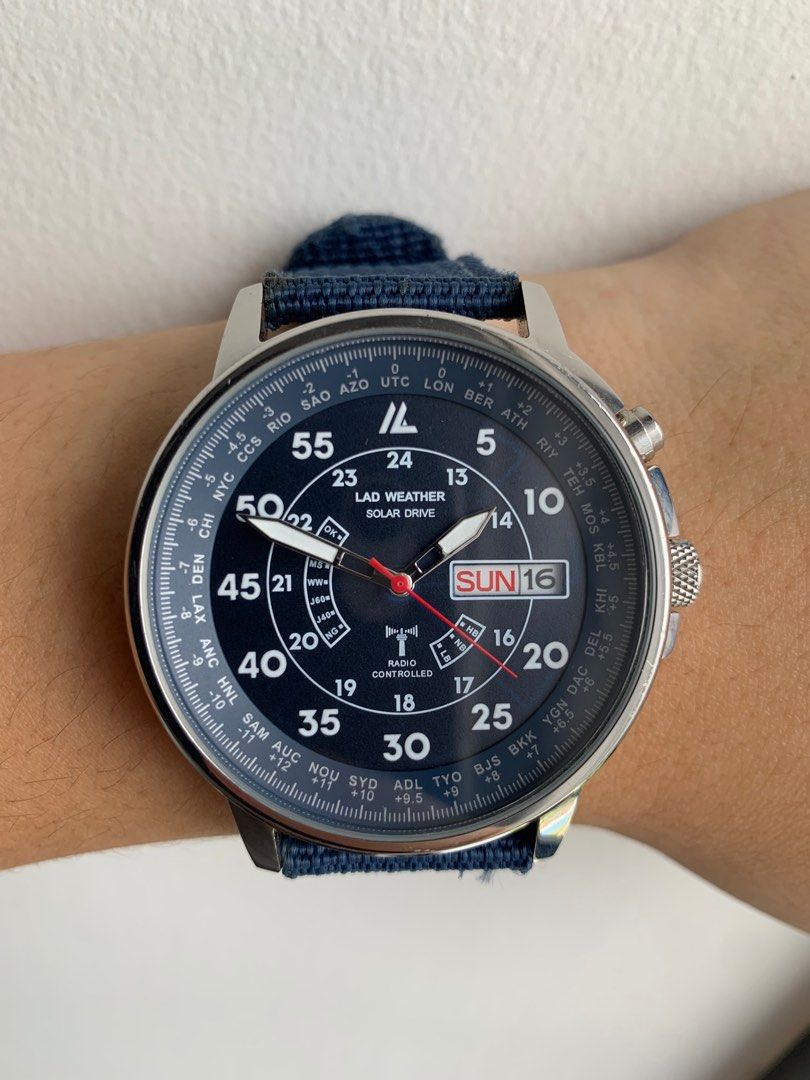 Lad weather radio controlled watch best sale