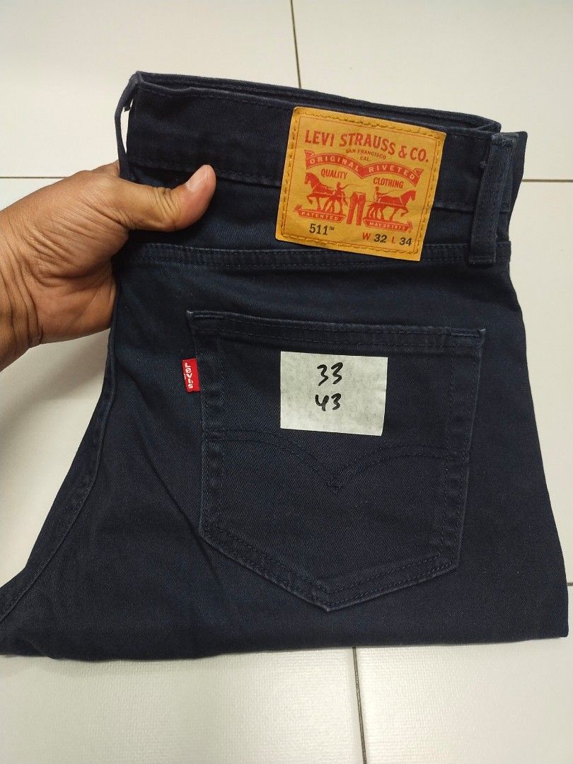 Levis 511 Stretch W32 L34 Men s Fashion Bottoms Jeans on Carousell