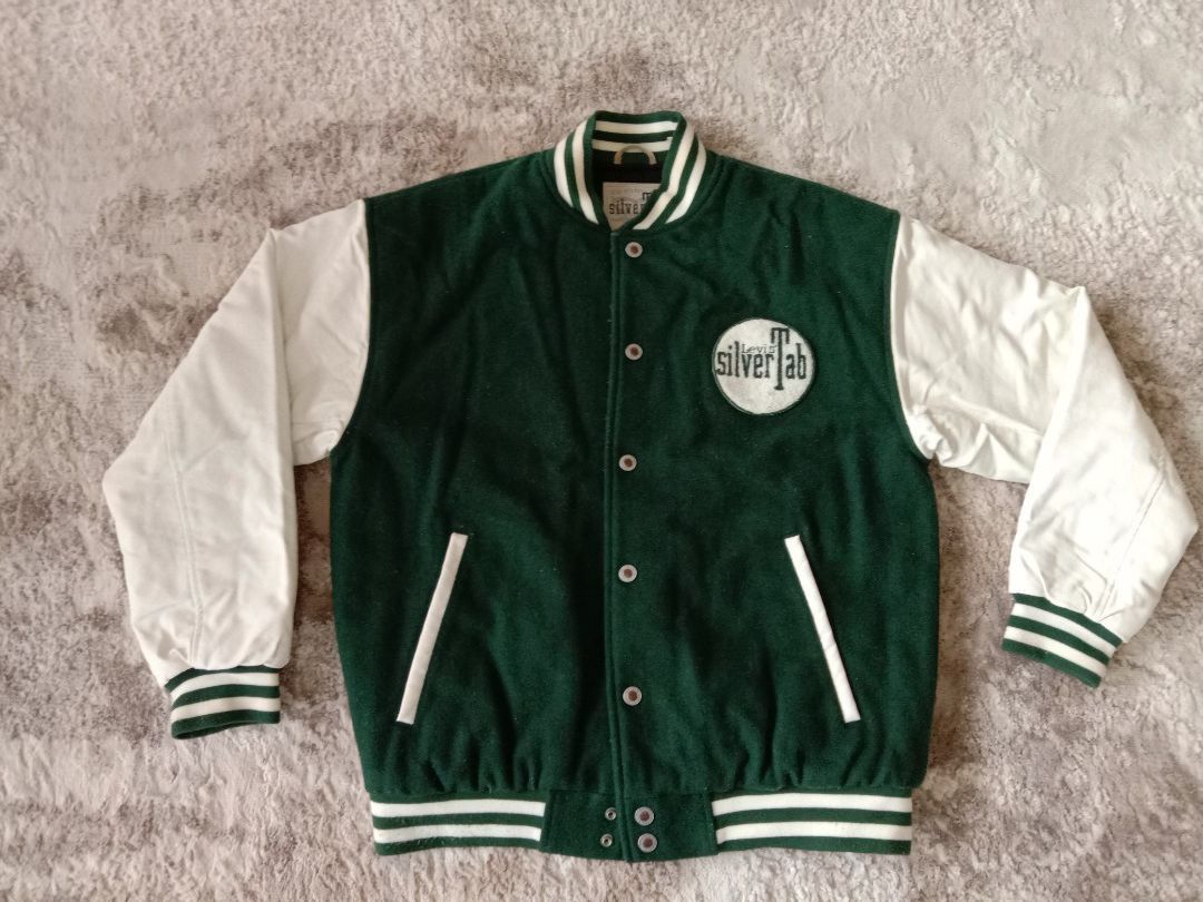 Levis silvertab varsity jacket hotsell