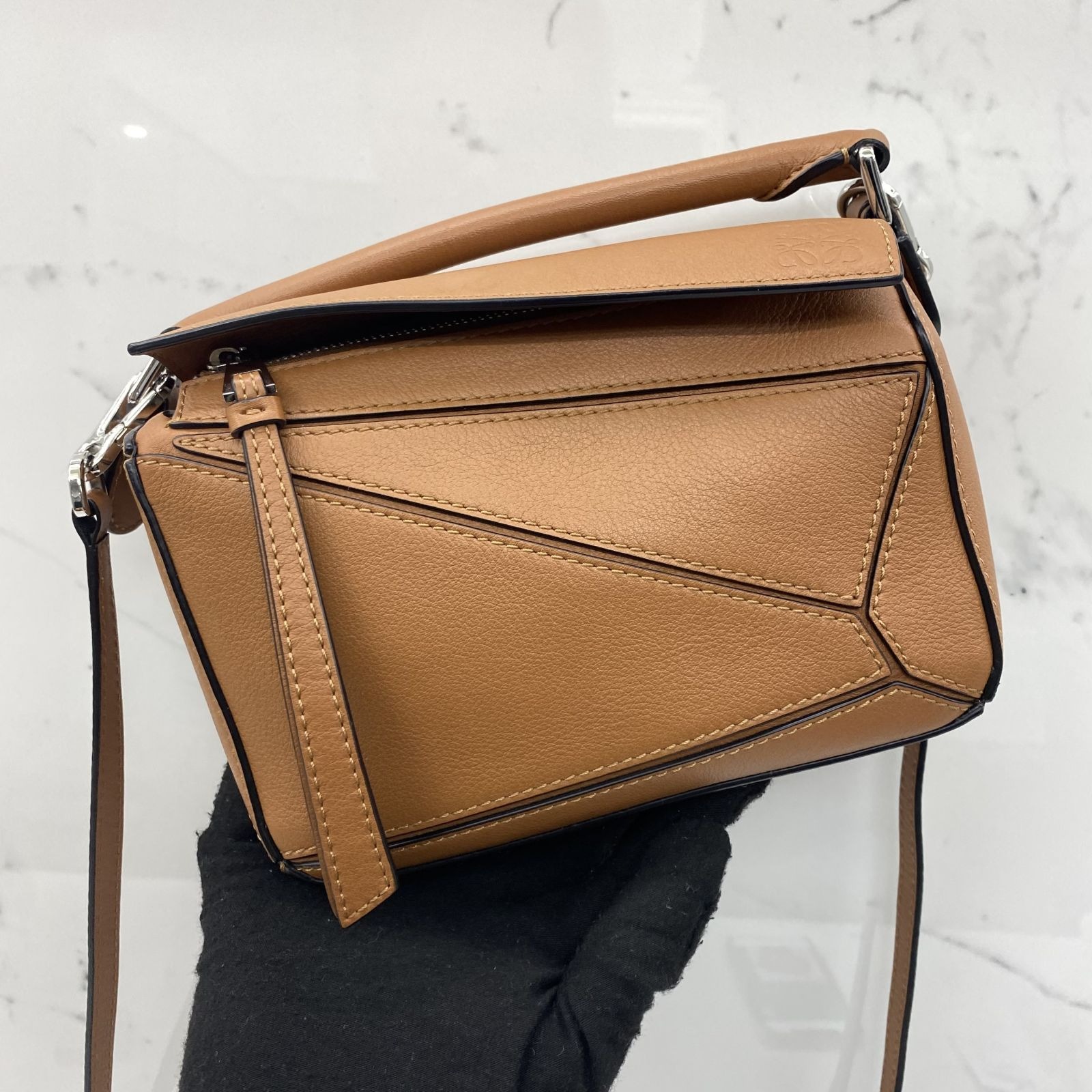 Puzzle small clearance bag tan