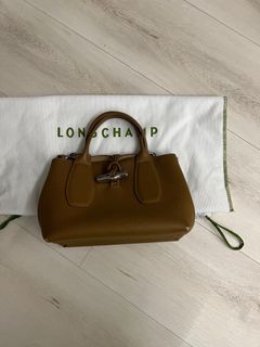 Longchamp 粽色Roseau包
