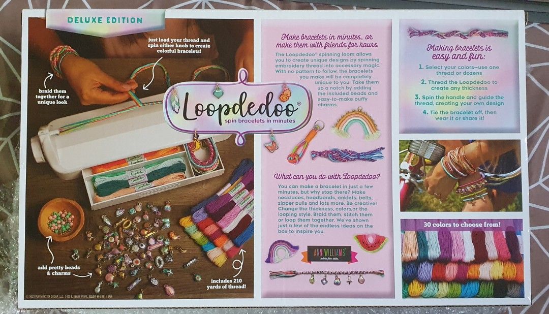 Loopdedoo Spinning Loom Deluxe Kit by Ann Williams Group
