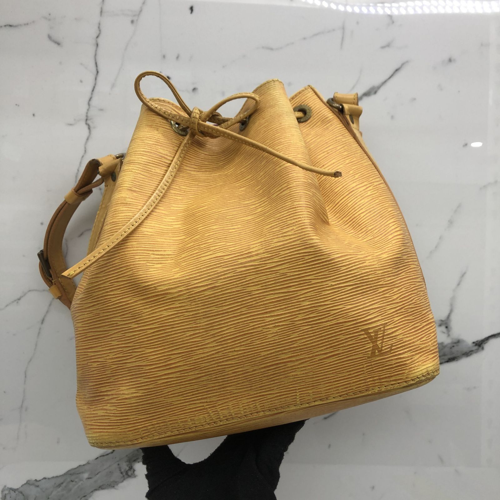 LOUIS VUITTON EPI YELLOW PETITE NOE SHOULDER BAG 237020135 WE