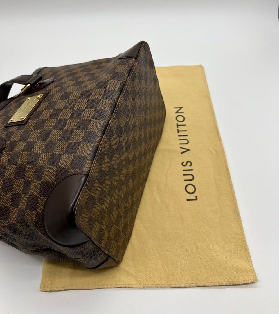 LOUIS VUITTON Hampstead PM Damier Ebene Shoulder Bag Brown