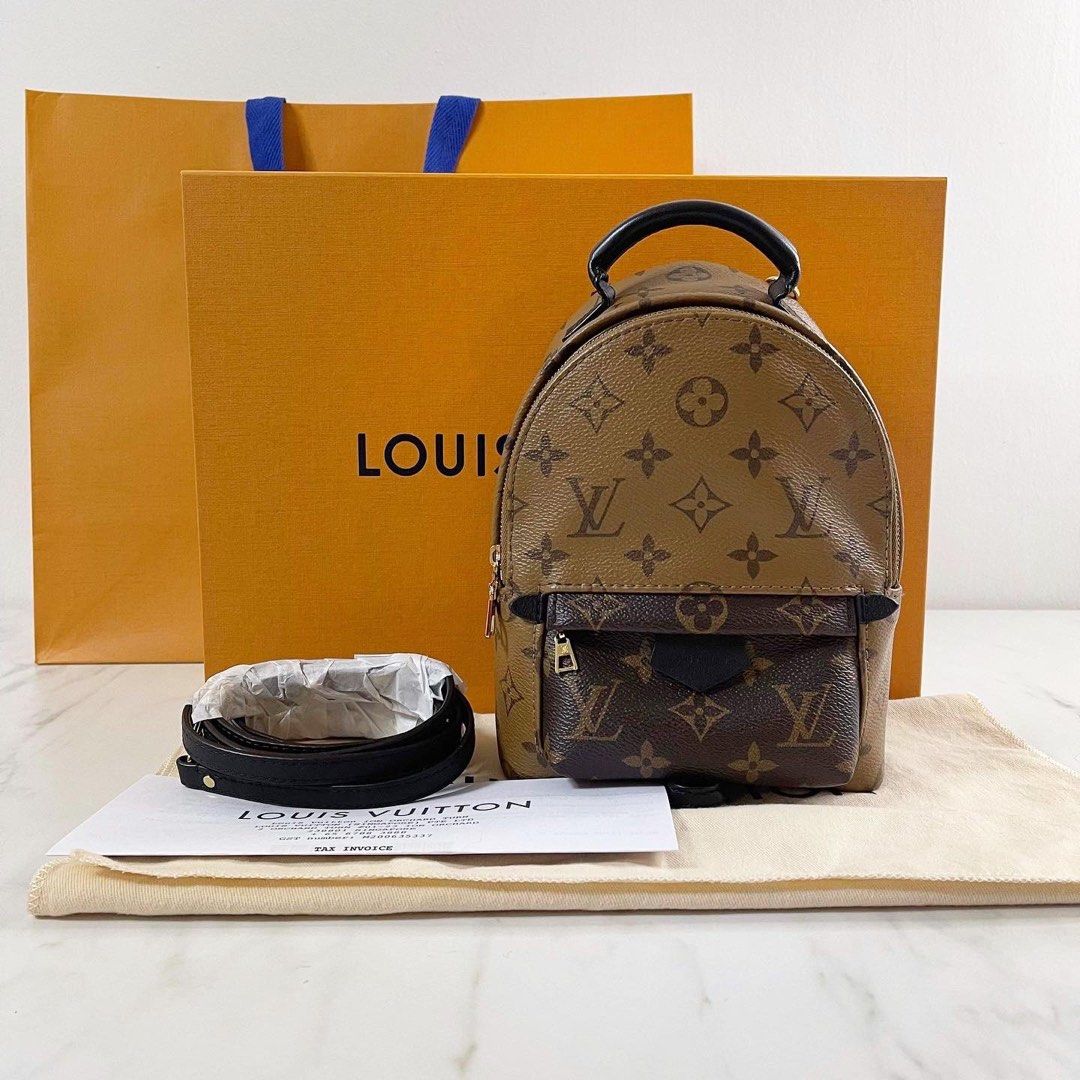 SOLD) Louis Vuitton LV Palmsprings Mini Reverse Monogram Backpack, Luxury,  Bags & Wallets on Carousell