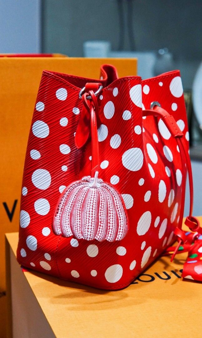 Louis Vuitton Ltd. Ed. yayoi Kusama 2023 Neonoe Bb in Red