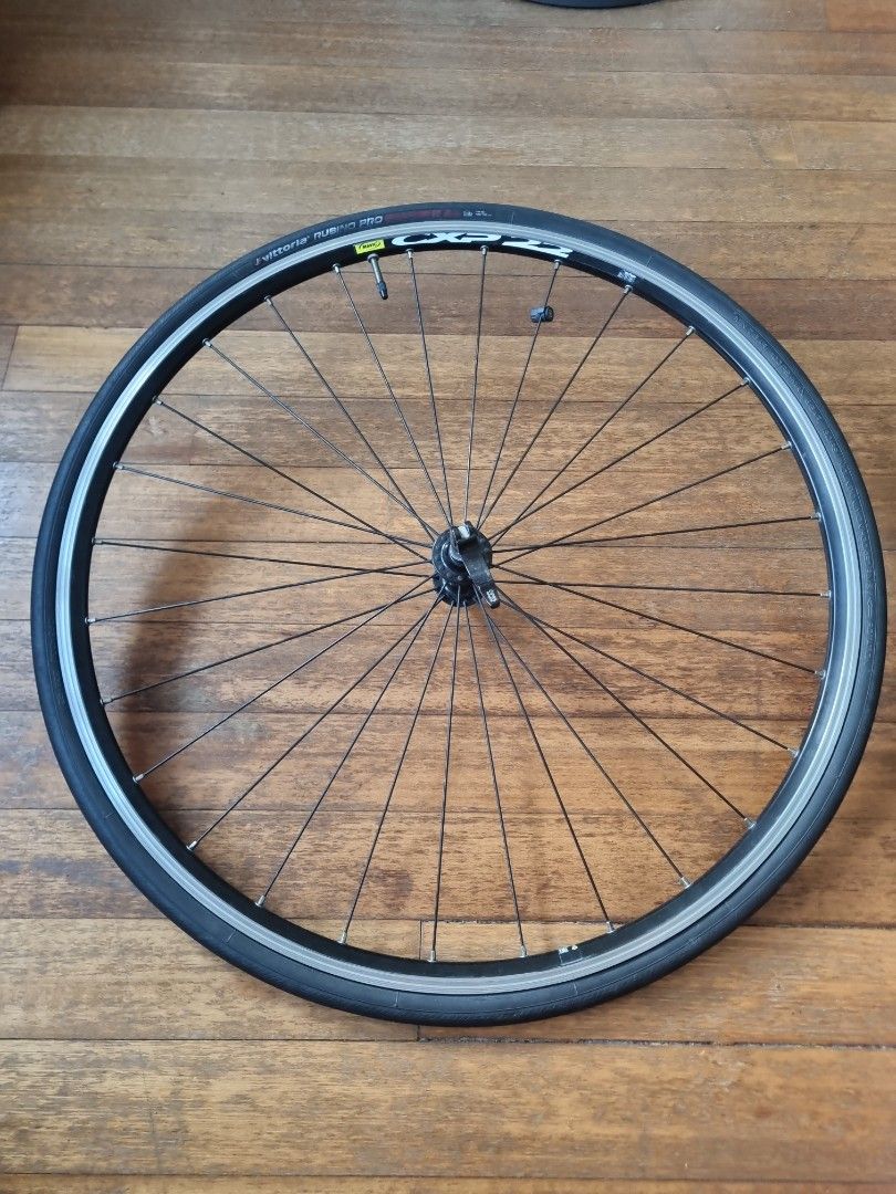 MAVIC CXP22 training commuter wheel set rims front and rear Sports Equipment Bicycles Parts Parts Accessories on Carousell
