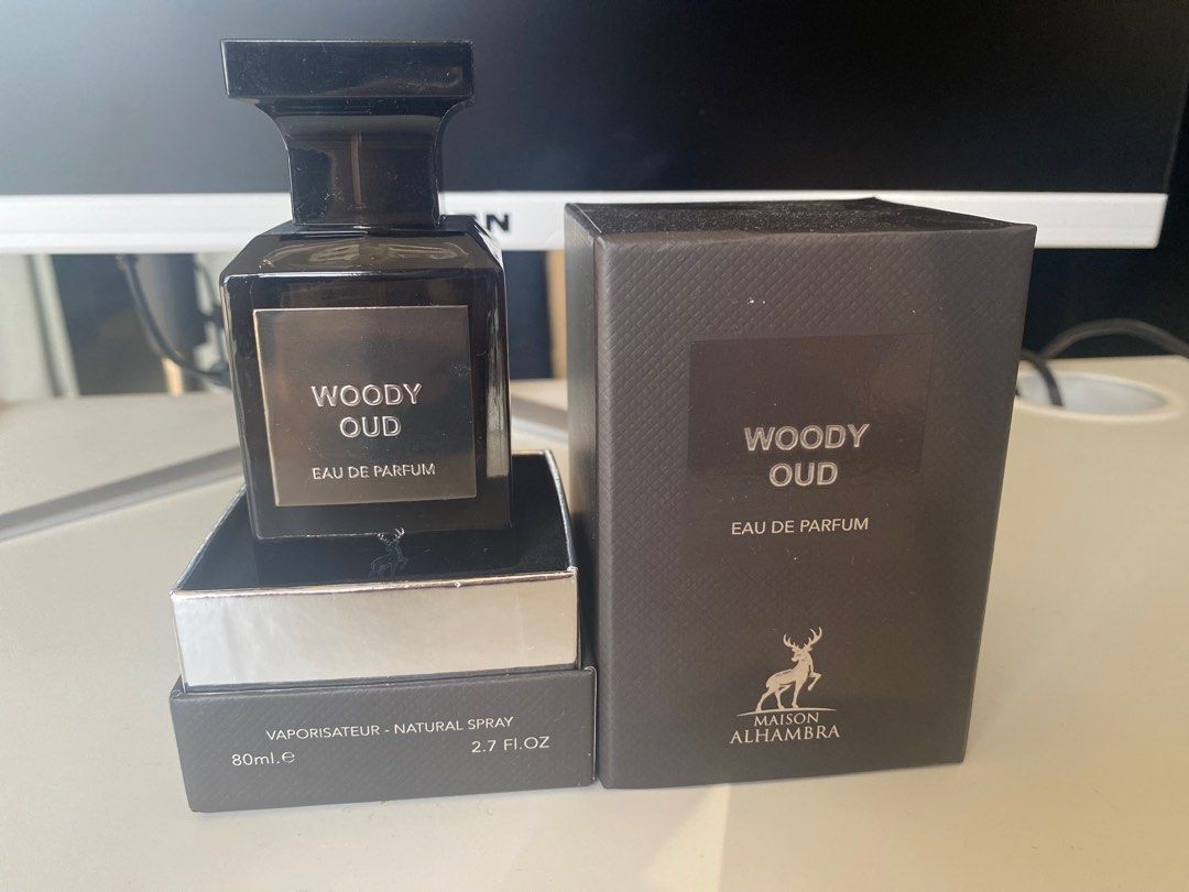 Maison Alhambra Woody Oud EDP 80ml (Oud Wood Dupe), Beauty & Personal ...
