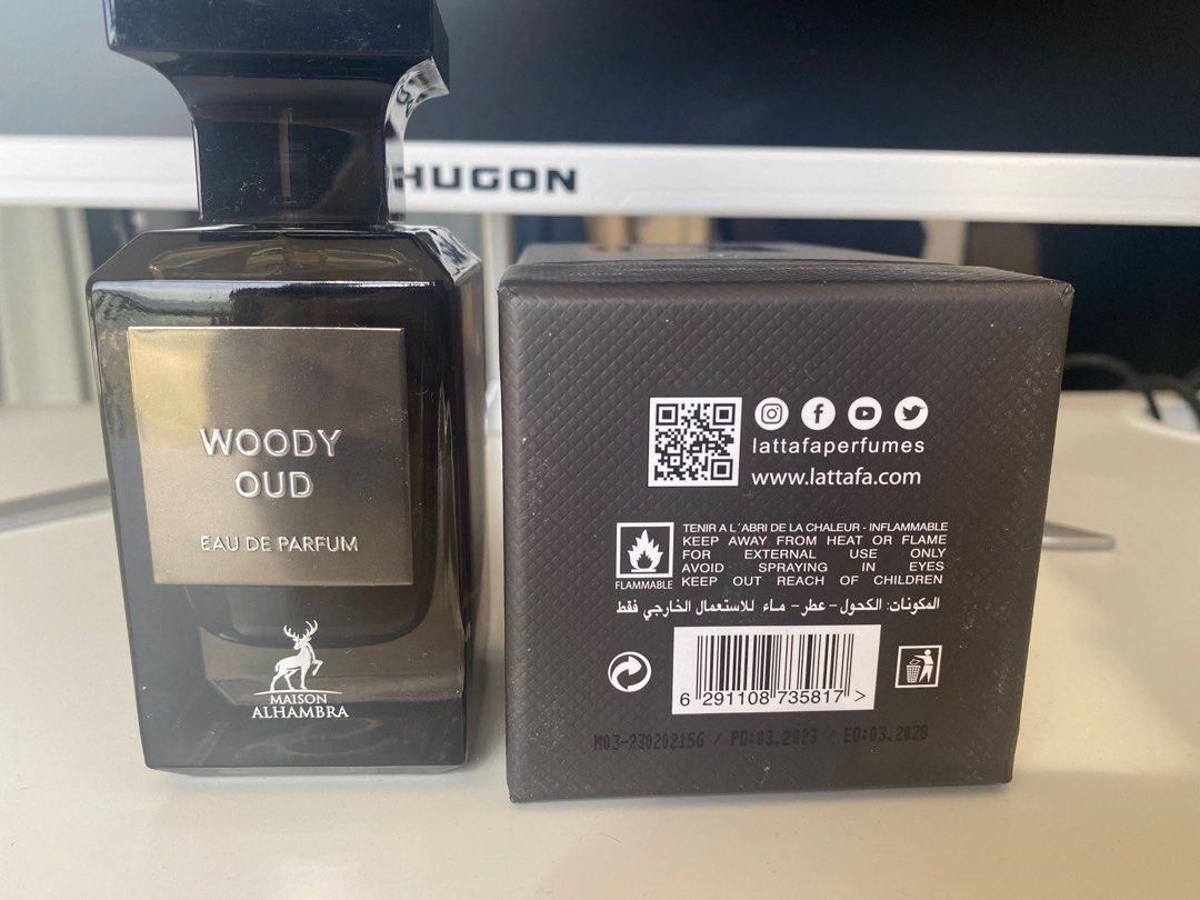Maison Alhambra Woody Oud EDP 80ml (Oud Wood Dupe), Beauty & Personal ...