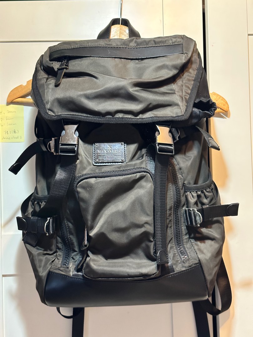 日牌Makavelic backpack背囊袋street fashion潮牌, 男裝, 袋, 背包
