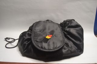 Make up Black string bag lock Pouch storage clutches