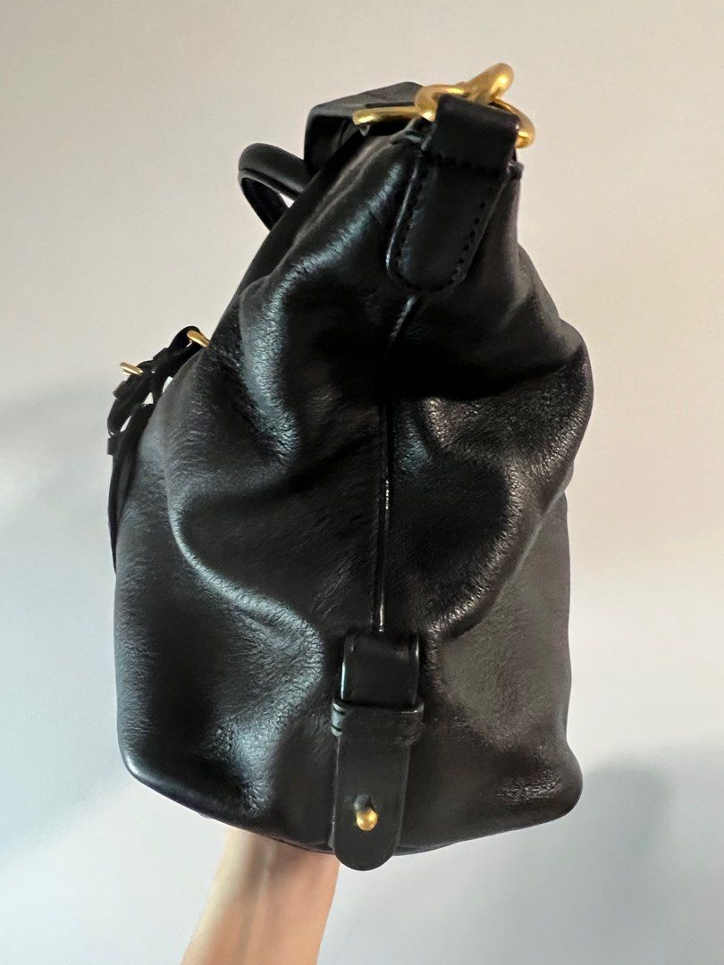 Marc jacobs sales leather hobo bag
