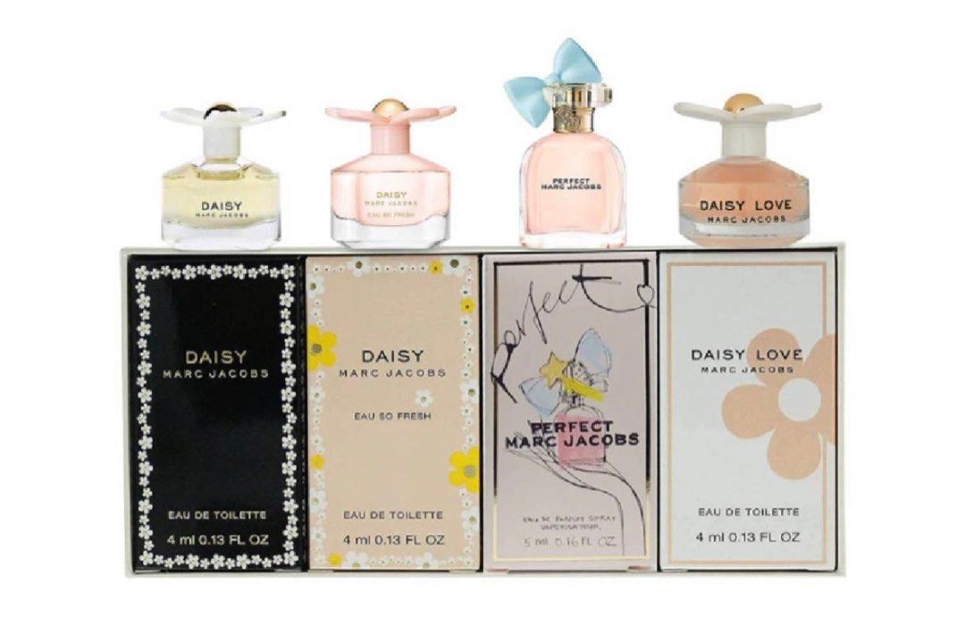 Marc Jacobs Mini Set Fragrance, Beauty & Personal Care, Fragrance & Deodorants on Carousell
