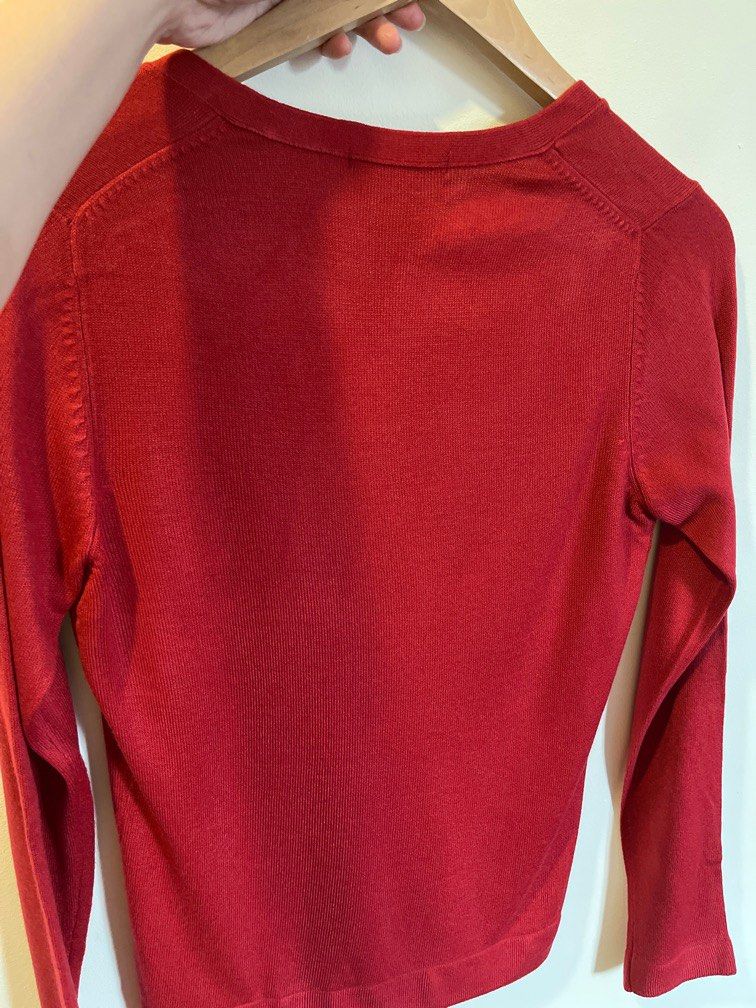 Marks and sales spencer red cardigan