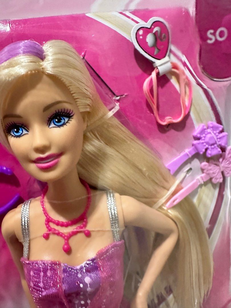 Mattel Barbie Doll Color Me Glam 芭比 Stylist 珍藏 Makeup, 興趣及遊戲, 玩具 & 遊戲類 ...