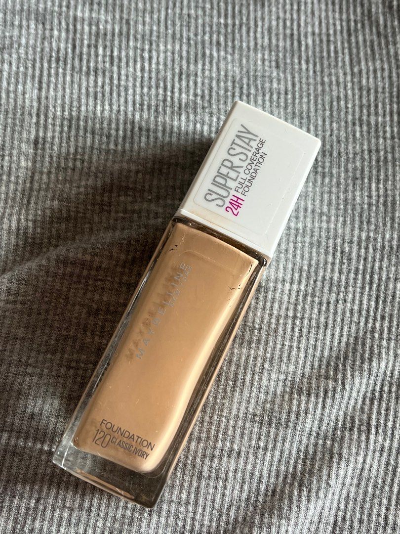 Maybelline Super Stay Full Coverage Foundation 120 Classic Ivory Beauty And Personal Care Face