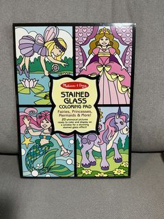 Melissa and Doug Stained Glass Coloring Pad