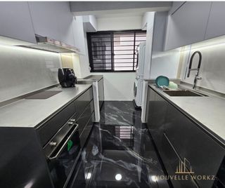 Metallic epoxy flooring (with HDB license direct contractor)