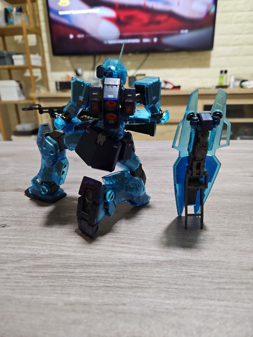 Gundam Mg 1/100 gm sniper II 2 clear expo limited edition built ...