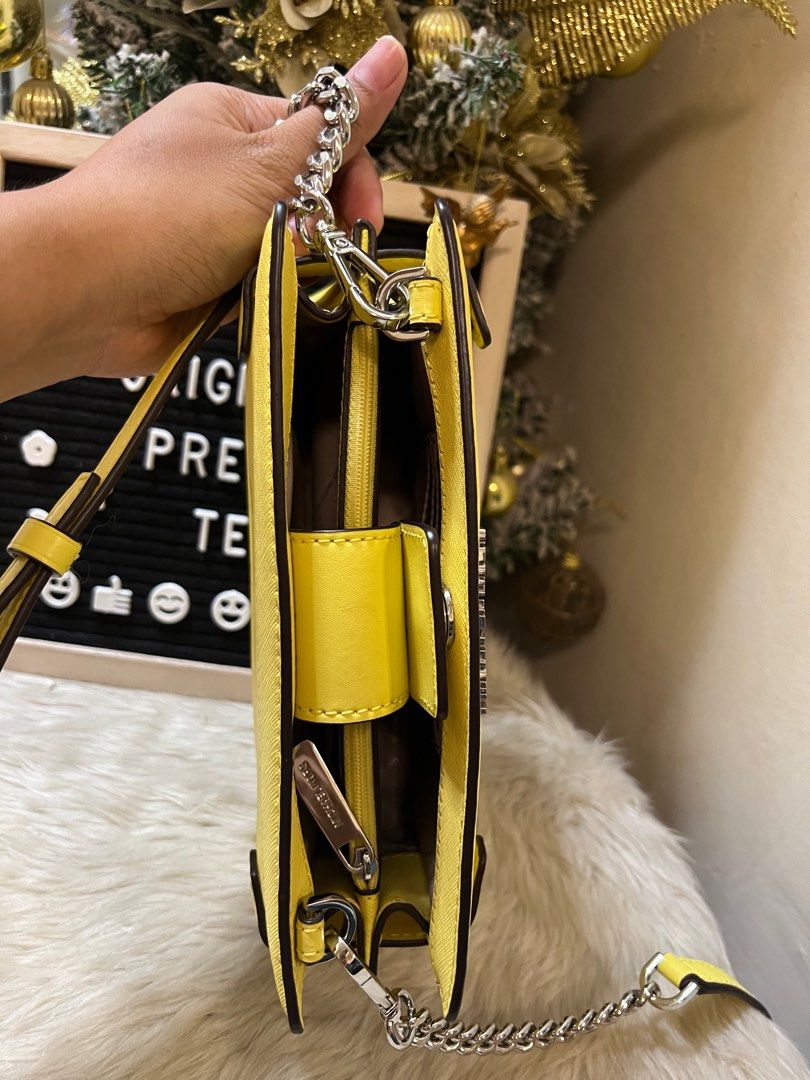 Rayne Small Saffiano Leather Crossbody Bag