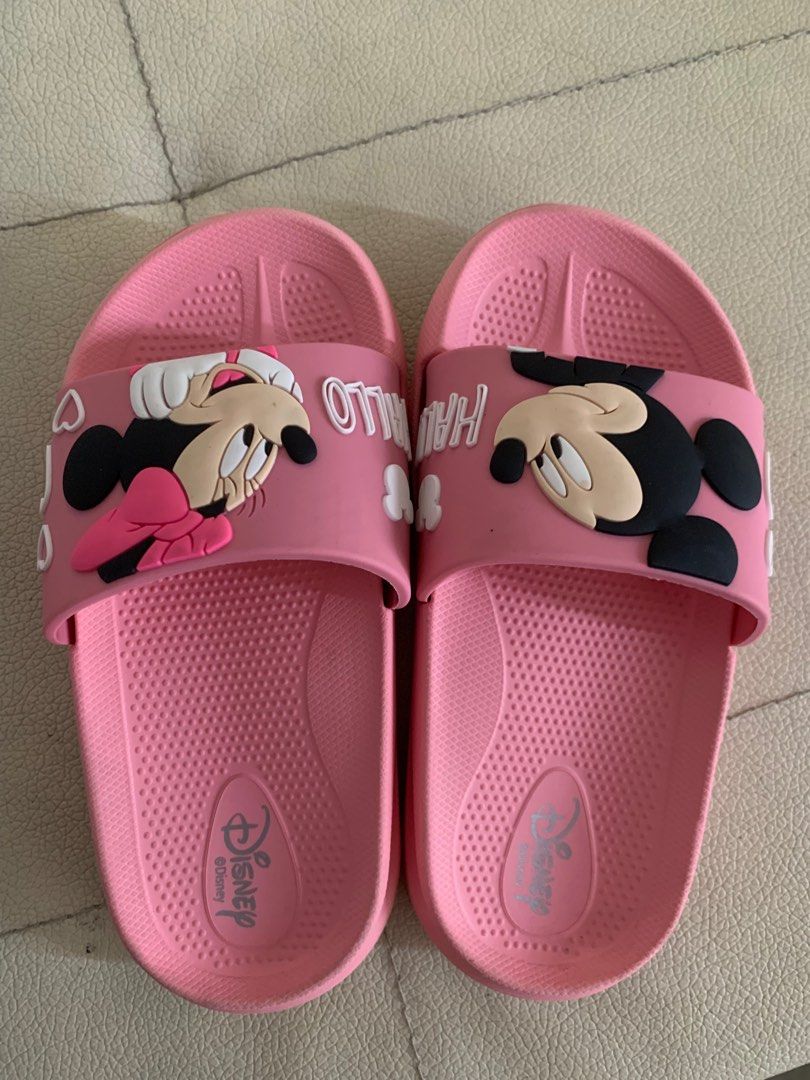 Girls minnie store mouse slippers