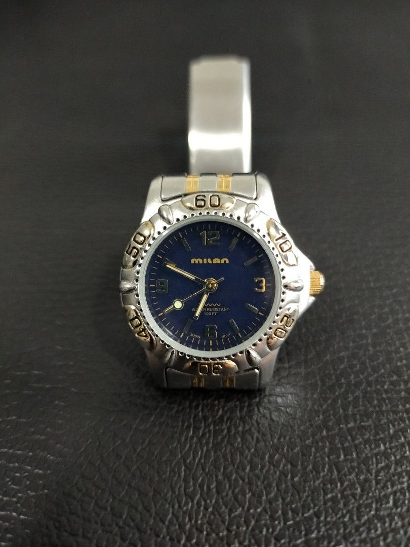 Milan water resistant deals 100ft watch