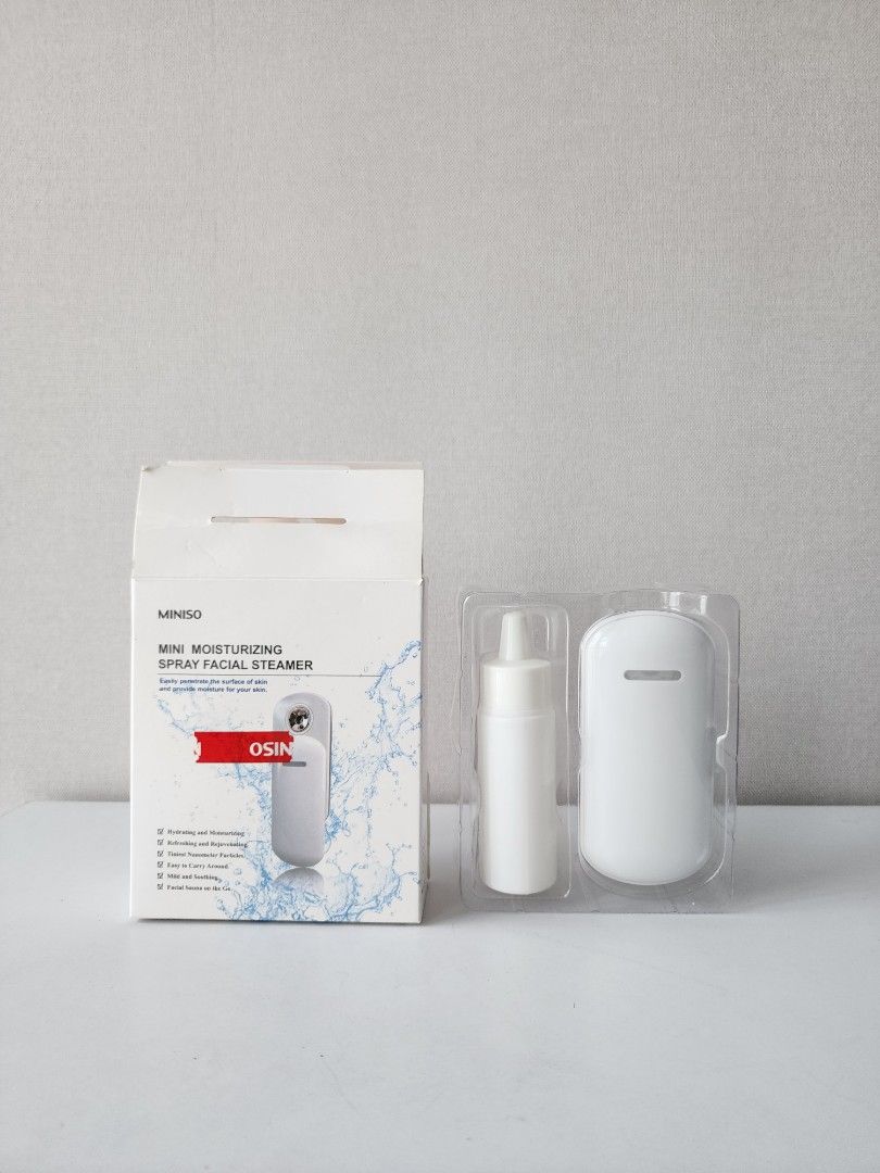 Mini Moisturizing Spray Facial Steamer Miniso on Carousell