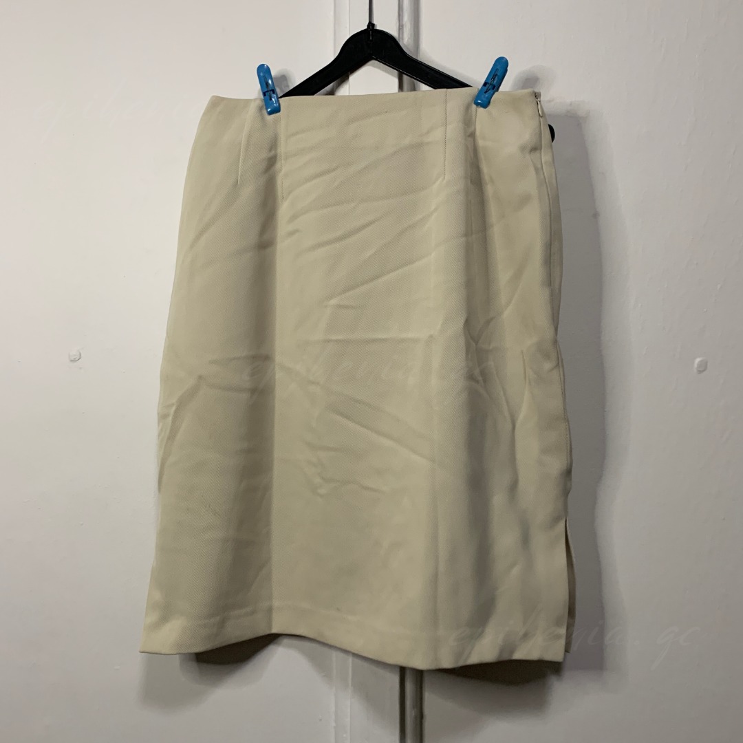 Beige Belted pencil skirt 80507 main image 0