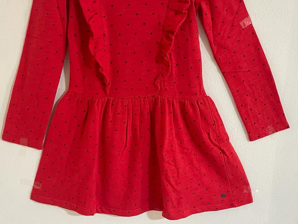 Girls long sleeve hot sale red dress