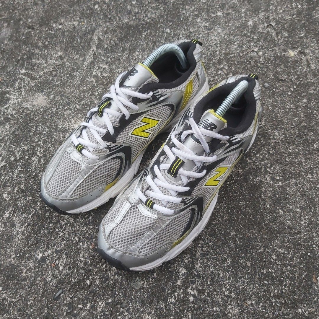 New Balance Mr530sc Silver Yellow New Balance 530 Sea Salt/White