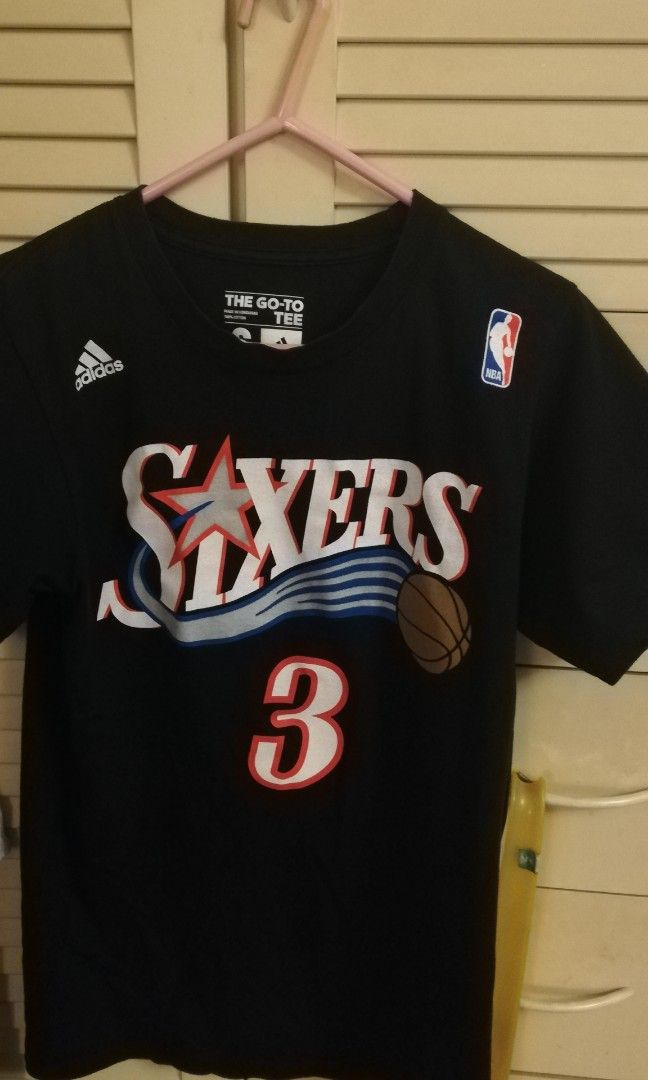 Nba adidas Allen Iverson tee free gift iverson poster