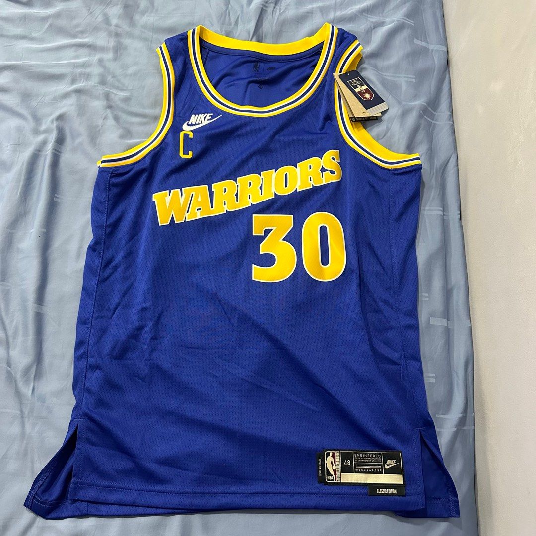 Nike Men's Golden State Warriors Stephen Curry #30 Blue T-Shirt