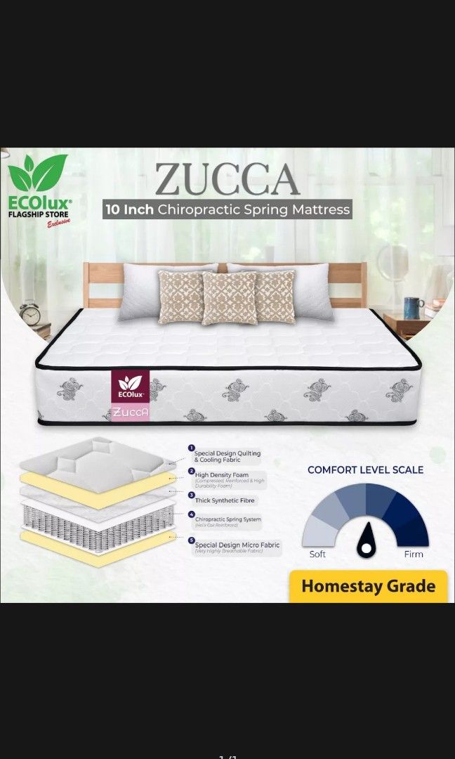 NEW Chiropractic Spring Mattress Tilam, Furniture & Home Living