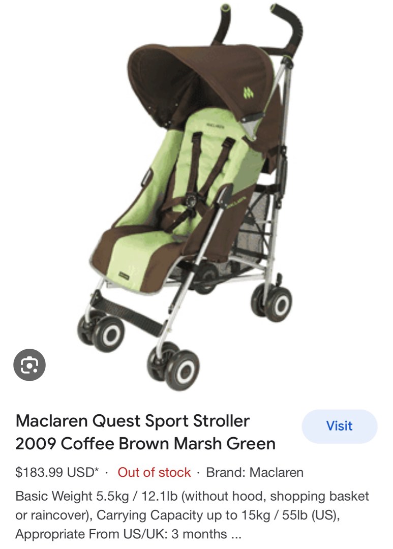Maclaren quest 2009 store