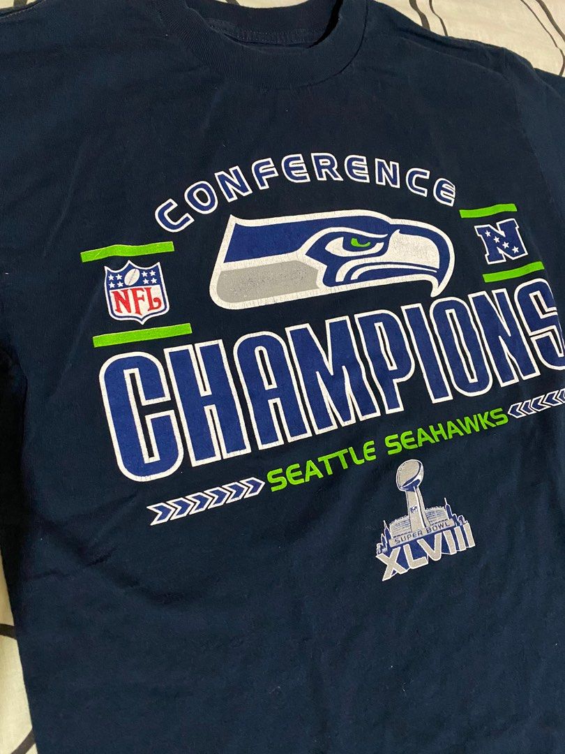 Nike NFL team apparel seattle seahawks made in salvador, Men's Fashion,  Tops & Sets, Tshirts & Polo Shirts on Carousell