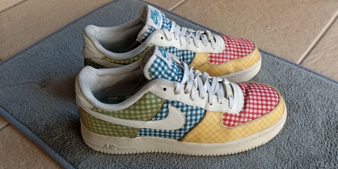 Air force store 1 gingham pack