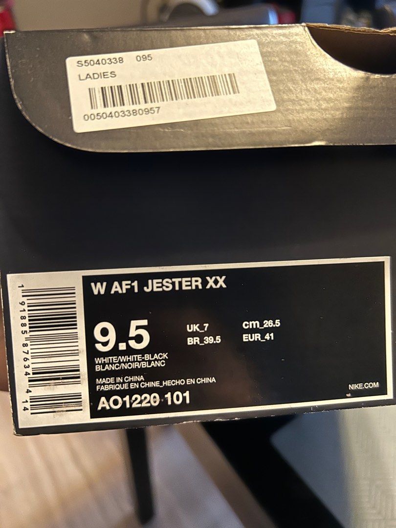 Nike Air Force 1 Jester US9.5 Women s Fashion Footwear Sneakers