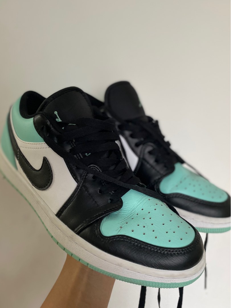 air jordan 1 low emerald toe