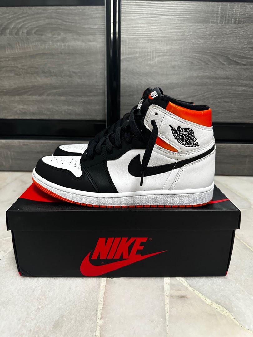 Nike air jordan retro orange sale