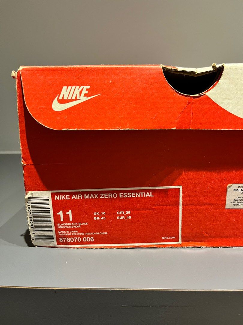 Nike Air Max Zero Essential Men s Fashion Footwear Sneakers on