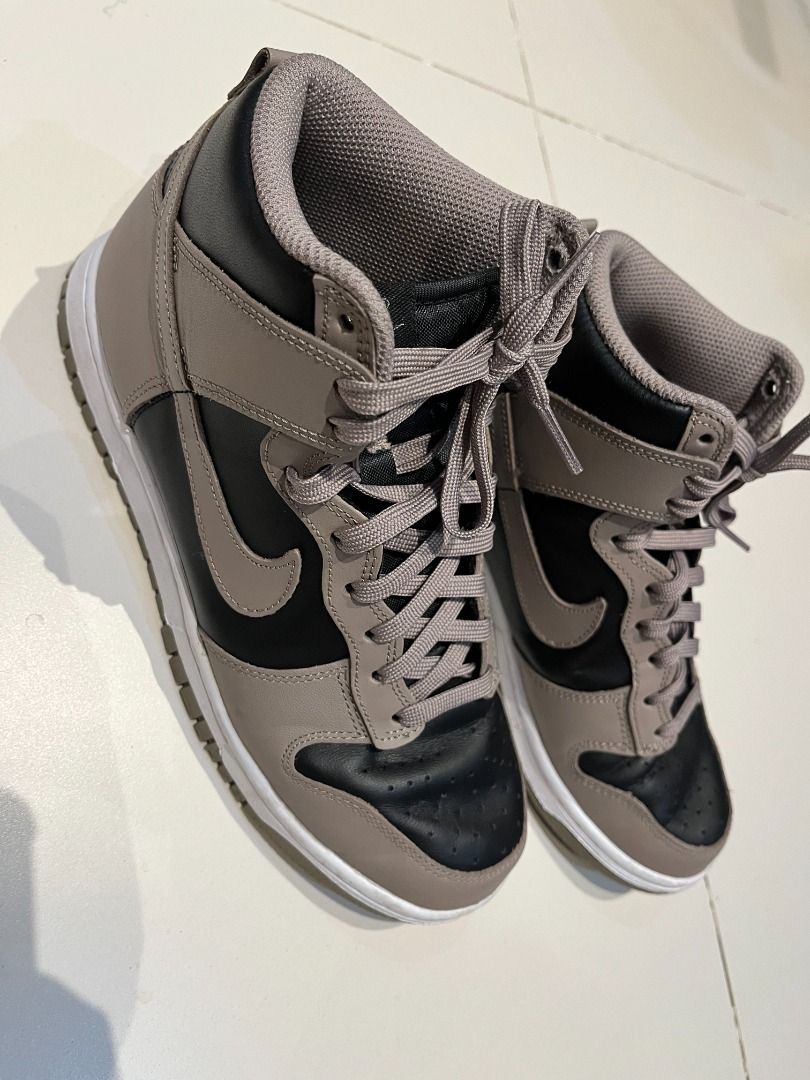 black nike dunks high womens
