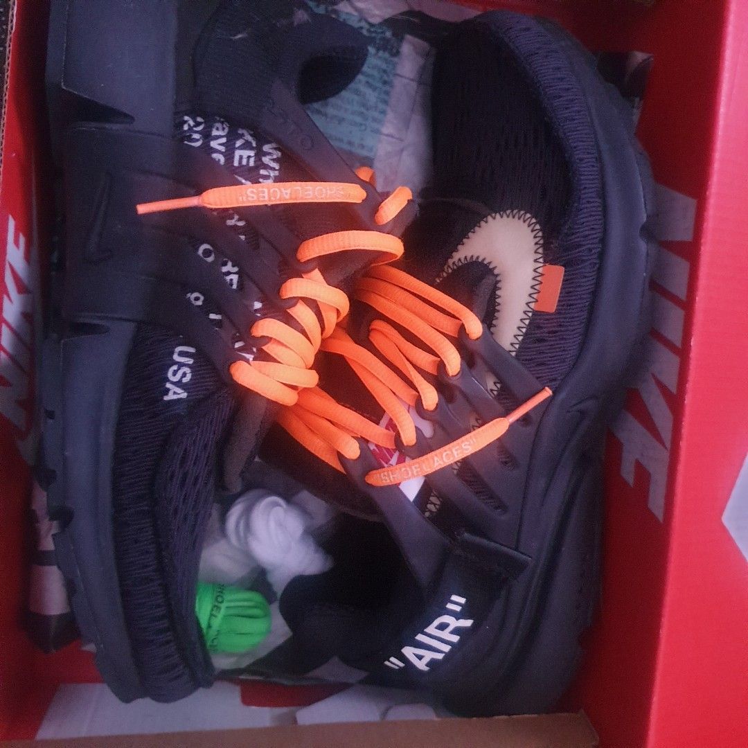 Off white clearance presto black laces