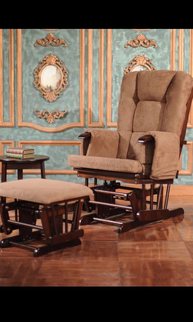 Nursery Gliding chair Ottoman Set Furniture Home Living