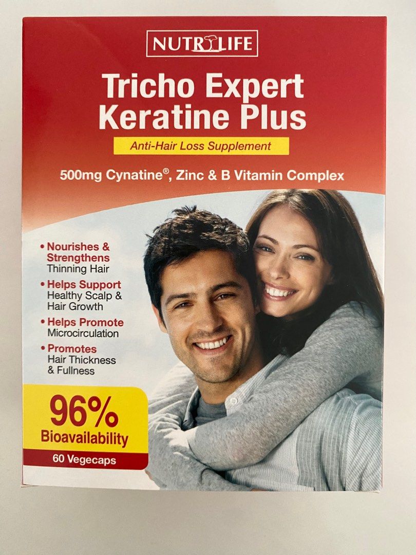 Nutrilife Tricho Expert Keratine Plus, Health & Nutrition, Health ...