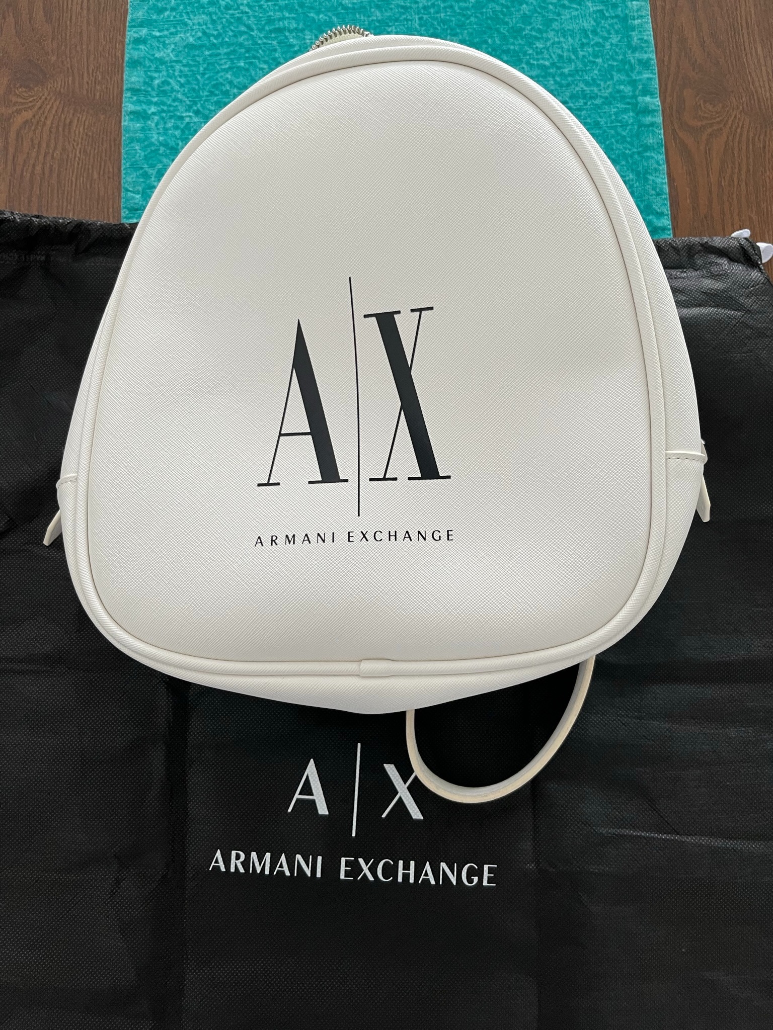Original Armani Exchange Bag White, Luxury, Bags & Wallets on Carousell