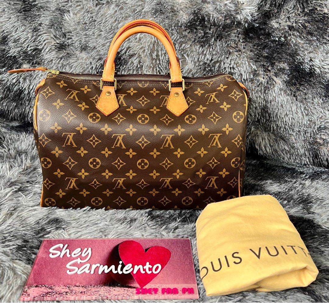 Authentic Louis Vuitton LV speedy 35, Luxury, Bags & Wallets on Carousell